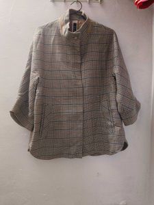 Warm Checked Jacket for winter
