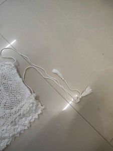 Crochet White Crop Top