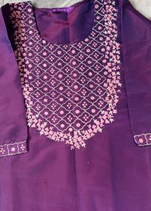 tussar silk kurta