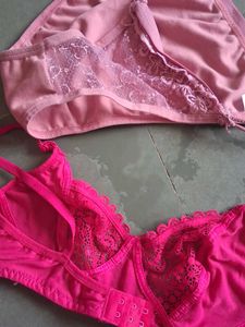 Pink Bra &amp; Panty Set