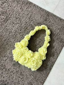 Crochet Flower Shoulder Bag