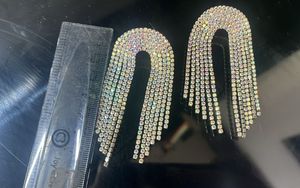 Sparkling Dangle Statement Earrings