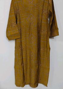 Elegant Mustard Kurta