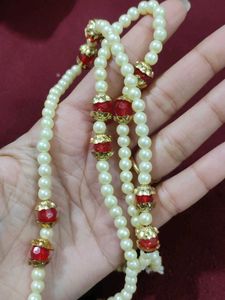 set of two Pearl Beaded Necklace
