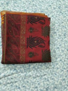 Beautiful Red &amp; Gold Saree