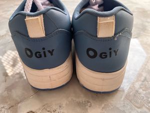 Cute Blue &amp; White Shoes