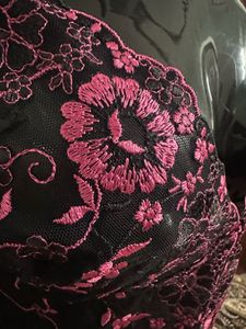 Elegant Black &amp; Pink Lingerie Nightdress
