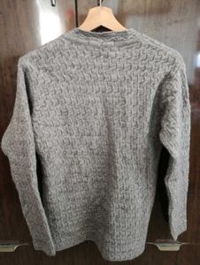 Gray Knit Cardigan for Women