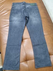 Gray Wash Bootcut Jeans