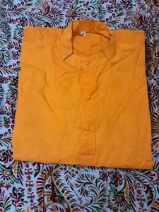 New MEN KURTA  YELLOW