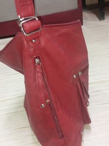 Chic Red Hobo Bag