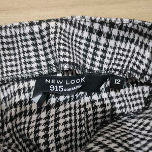 Houndstooth Zipper Shorts