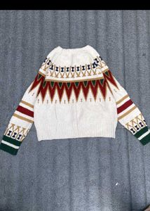 Patterned Knit Pullover