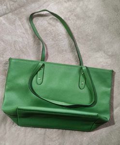 Coach Green Tote Bag