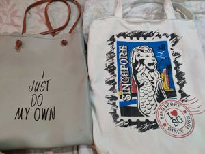 combo of two jhola bag