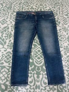 R-fox Men's Blue Wash Denim Jeans