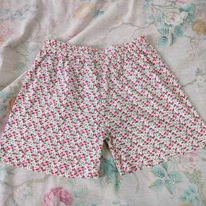 Floral Print Lounge Shorts