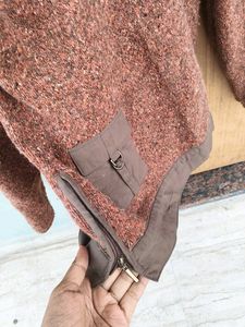 Unique Knit Turtleneck Sweater