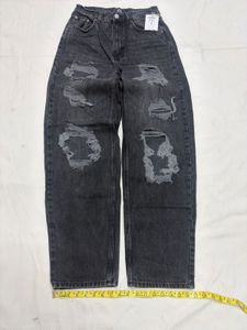 Black Ripped High Waisted Jeans
