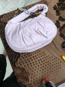 Chic Light Pink Hobo Bag