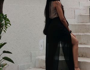Double Slit Long Dress