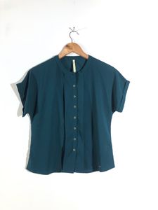 Teal Button-Up Shirt