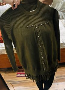 Olive Green Sweater