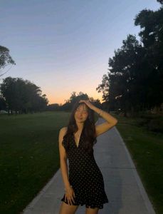 y2k Polka Dot Mini Dress