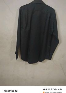 ITALIAN Black Long Sleeve Button-Down Shirt