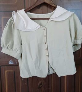 Cute Puff Sleeve Top