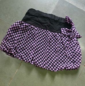 Girls Checkered Mini Skirt 💜