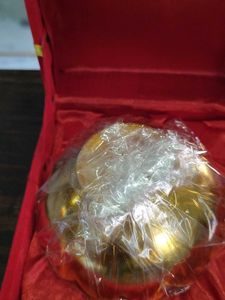 Decorative golden Bowl &amp; Spoon Set