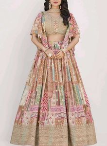 New Designer Patchwork Lehenga Choli Set