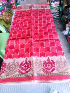 New stone work cotton saree