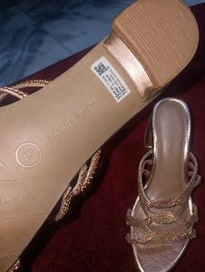Sparkling Rose Gold Heels