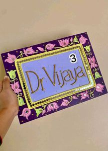 Handmade Customized 4 Name Plates &amp; Wall Decor