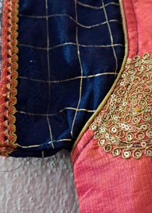 Blue &amp; Pink Kurta Set