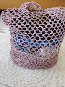 Chic Crochet Tote Bag