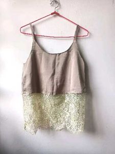 Lace Trim Cami Top