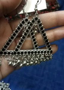 Triangle Dangle Earrings