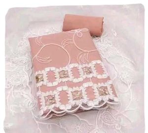 Elegant Pink dress material with a Pinteresty look