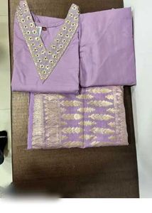 Beautiful Lavender Kurta Set with Dupatta