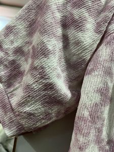 Chic Tie-Dye Button-Up Blouse