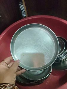 Set of Stainless Steel Plates