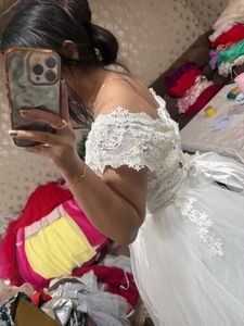Stunning White Bridal Lehenga❤️🎀🦋