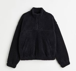 H&amp;M Zip-top Teddy Sweatshirt