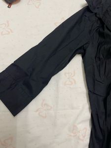 Classic Black Wrap Top