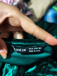 velvet dark green bodycon