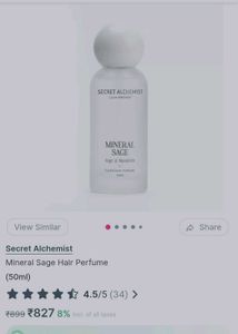 Secret Alchemist hair spray Mineral Sage Perfume
