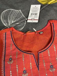 Orange Kurti